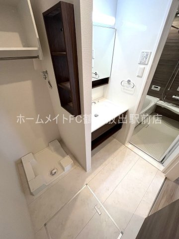 大阪市城東区永田４丁目のアパートの洗面所
