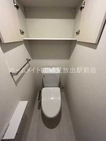 大阪市城東区永田４丁目のアパートのトイレ
