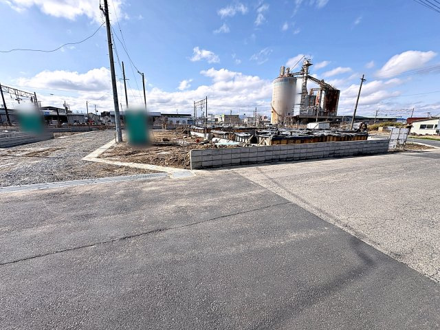 新築戸建・新築建売　郡山市安積町笹川第7　永盛小・安積中の前面道路含む現地写真|前面道路