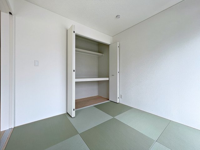 新築戸建・新築建売　郡山市安積町笹川第7　永盛小・安積中の和室|リラックス効果が高い畳の香りが心地良く、硬すぎず柔らかすぎないので安全性も◎