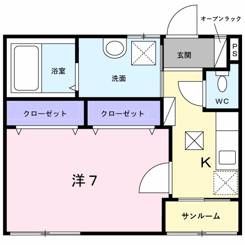 綾部市高津町両岡谷のアパート