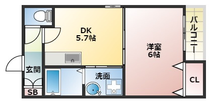 【間取り】 | 東住吉の長屋