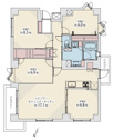 【間取り】 | ホームズ杉並阿佐ヶ谷：最上階・角部屋の４ＬＤＫリノベーション物件は住宅ローン減税利用可能なお部屋となっております！