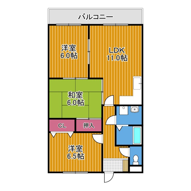 ネオシティ道明寺の間取り