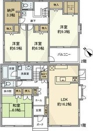 神明町2丁目戸建　　刈谷市近郊の賃貸はクラスホーム刈谷店の間取り