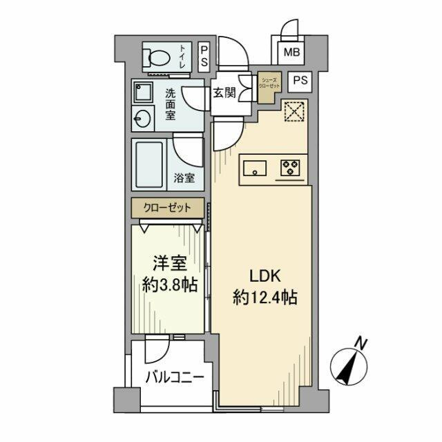 ダイナシティ三宿の間取り