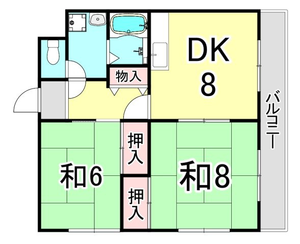 エトワール甲子園の間取り