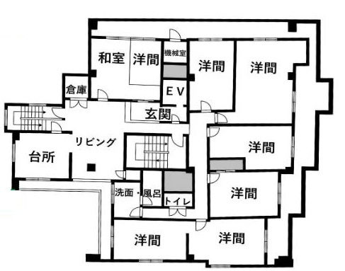 椿グランドハイツの間取り