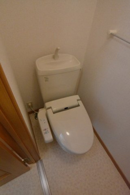 【トイレ】 | アップヴィレッジＢ | 落ち着いたトイレです