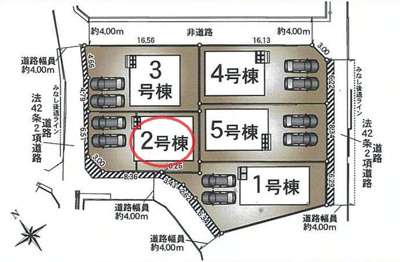 【区画図】 | クレイドルガーデン加古川市別府町新野辺第２３ | 区画図