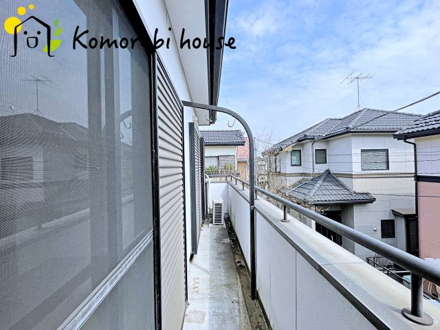蓮田市西城　1期　中古一戸建てのバルコニー|26.3.23撮影済み