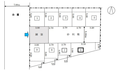 【区画図】 | 15：若柴サン第二駐車場（軽自動車区画）