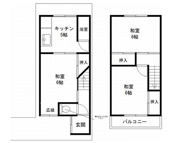【間取り】 | 山科区安朱馬場ノ西町　中古戸建（賃貸オーナーチェンジ）