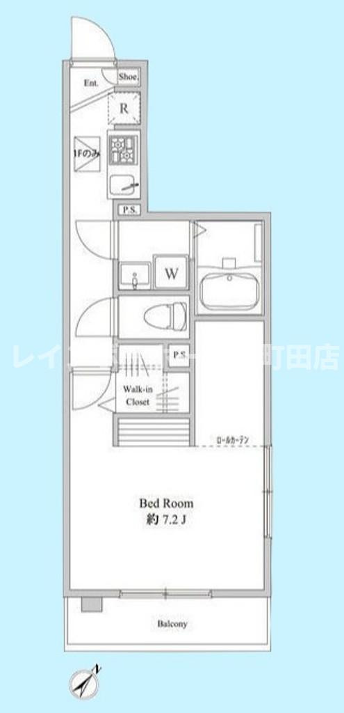 ブランミュール町田※初期費用分割後払いサービス利用可能物件の間取り