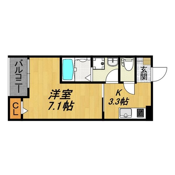 LECOCON北名古屋Ⅱの間取り
