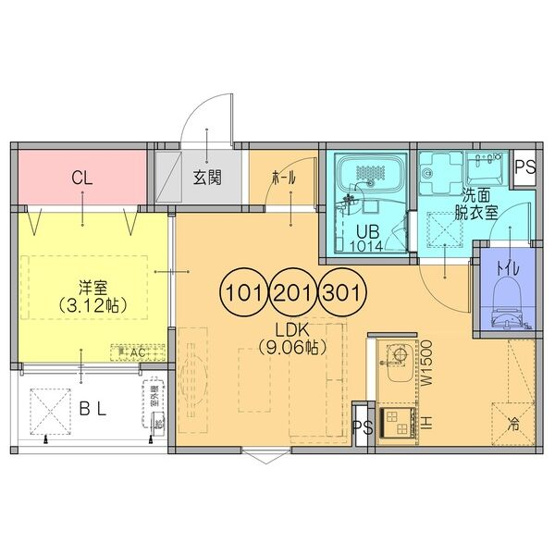 【間取り】 | F+style東大阪本庄1号館