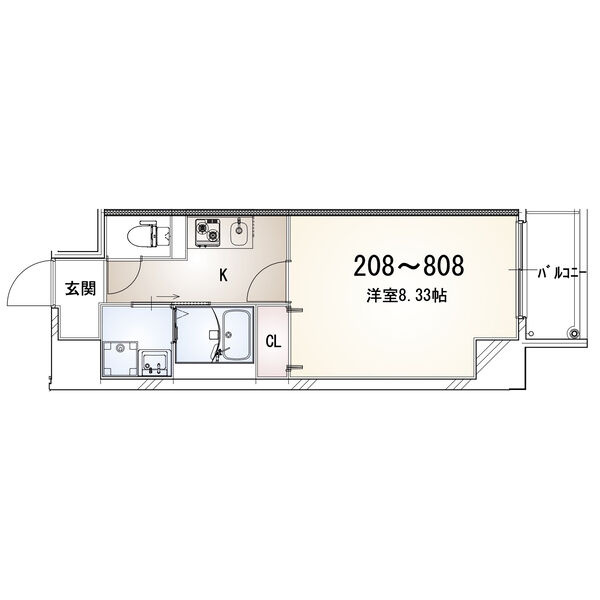 FREEDOM residence藤井寺岡の間取り