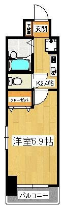 アミティエ船橋駅前の間取り