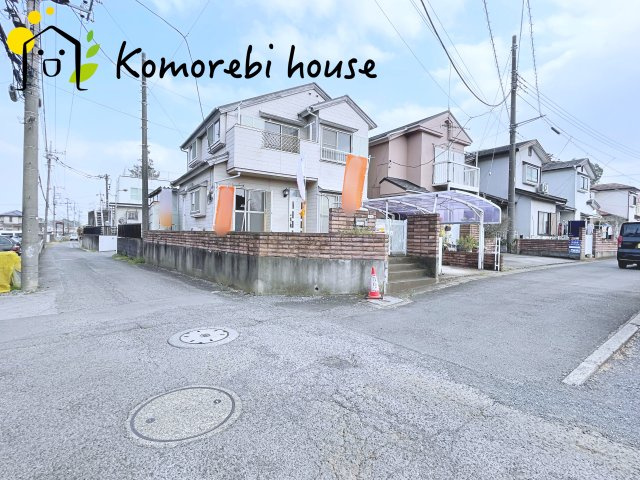 北足立郡伊奈町　1期　中古戸建の前面道路含む現地写真|前面道路含む現地写真です