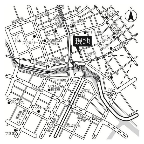 【地図】La Belle 三越前　ラベール三越前