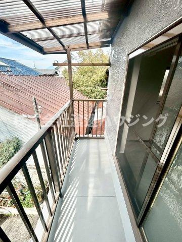 YDハウス赤川のバルコニー