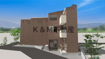 ラ・ルポⅠの外観パース|こちら、外観パースです