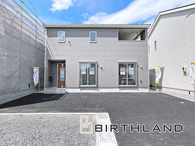 新築戸建・新築建売　郡山市安積町笹川第7　永盛小・安積中の外観|【4号棟】完成いたしました！いつでもご内覧可能です♪お気軽にお問い合わせください！
