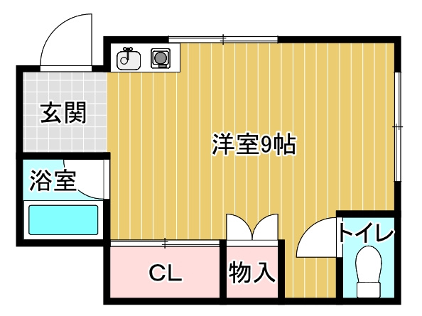 コートハウスの間取り