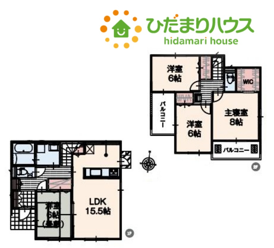 熊谷市江南中央1丁目　新築一戸建て　いろどりアイタウン　01の間取り