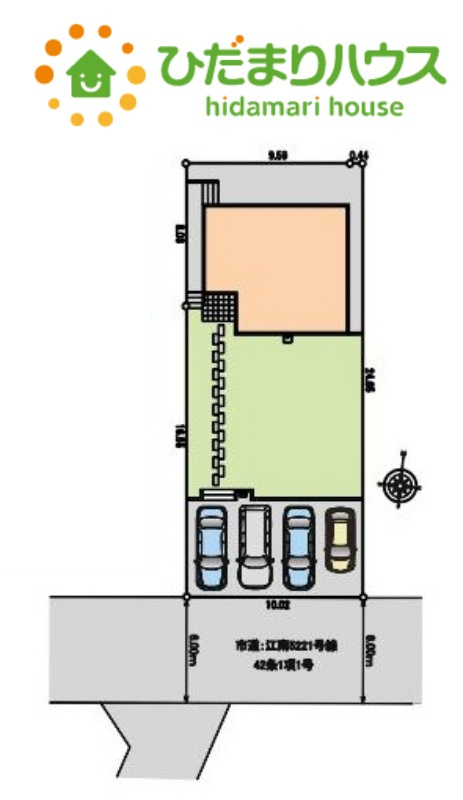 熊谷市江南中央1丁目　新築一戸建て　いろどりアイタウン　01の区画図