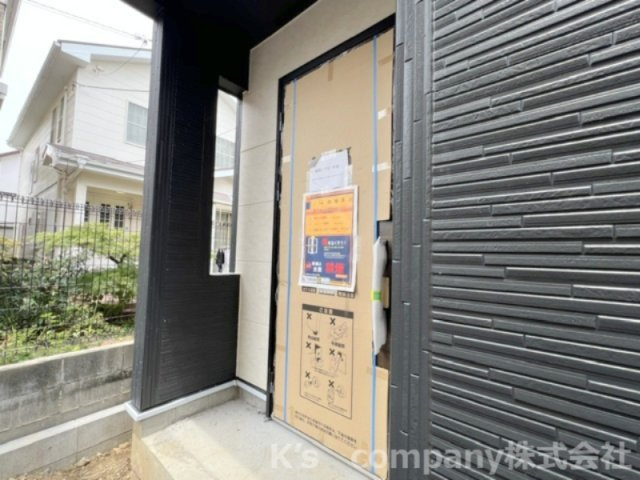 ◎茅ヶ崎市柳島1丁目　新築戸建の玄関|2026.6.14撮影◇