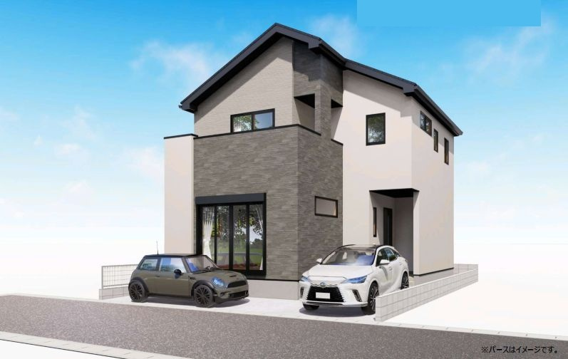 仲介手数料無料　ケイアイリガーレ所沢市狭山ヶ丘9期・新築全1棟の外観パース