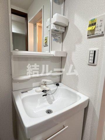 板橋区志村２丁目のアパートの洗面所