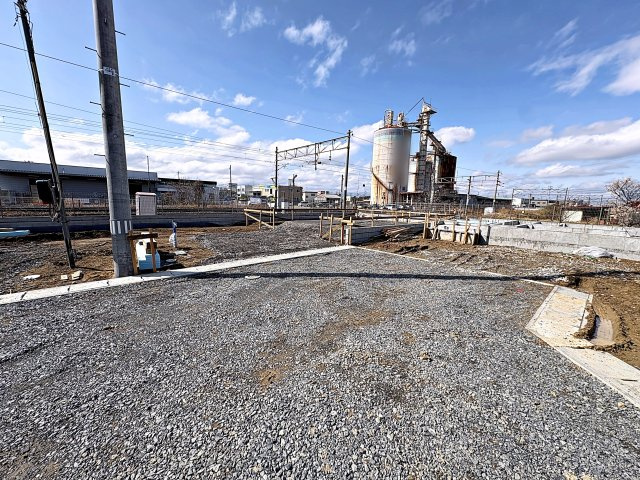 新築戸建・新築建売　郡山市安積町笹川第7　永盛小・安積中の前面道路含む現地写真