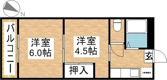 カレッジハイツ豊明　　刈谷市近郊の賃貸ならクラスホーム刈谷店の間取り
