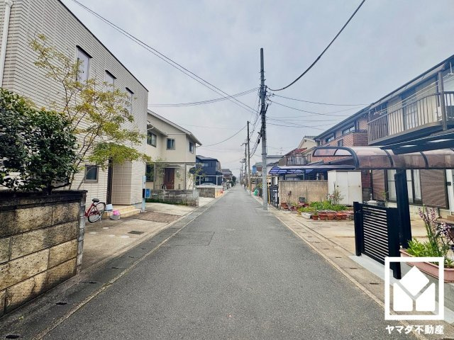 桃山町大島Ⅱ１号地の前面道路含む現地写真|3月22日　現地写真更新