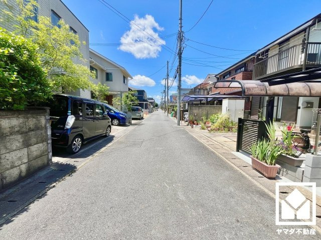 桃山町大島Ⅱ１号地の前面道路含む現地写真