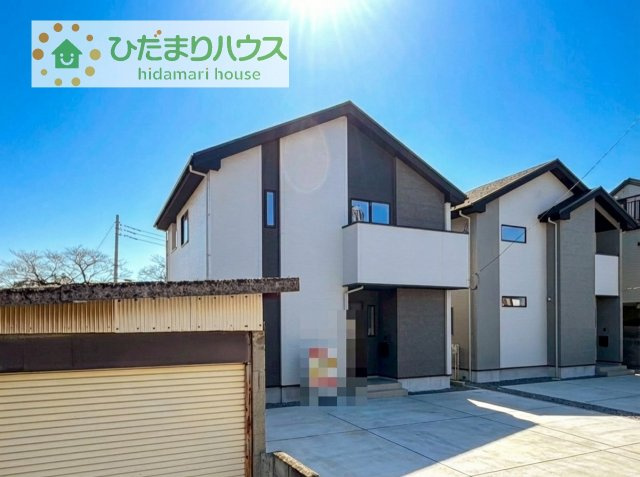 【外観】 | 土浦市桜町2期　新築戸建　2号棟 | デザイナーズのようなお洒落な外観です(^^♪