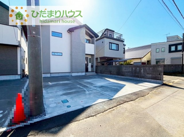 【駐車場】 | 土浦市桜町2期　新築戸建　1号棟 | マイホームなら駐車場代がかかりません！しかも、自宅の駐車場で洗車ができます！今までコイン洗車に行っていた手間も省けて、節約にもつながります(^^♪
