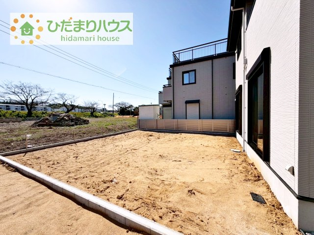 【庭】 | 土浦市桜町2期　新築戸建　1号棟 | お庭付物件になります！お庭遊びや、プールなどお子様も大喜び(^^)