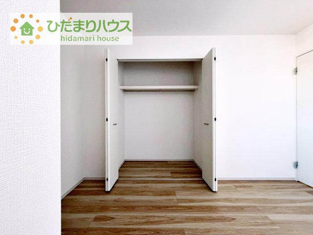 【収納】 | 土浦市桜町2期　新築戸建　1号棟 | 全室にクローゼットが付いていて、お部屋の住空間もスッキリ広々使えそうです(^^)