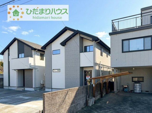 【外観】 | 土浦市桜町2期　新築戸建　1号棟 | デザイナーズのようなお洒落な外観です(^^♪