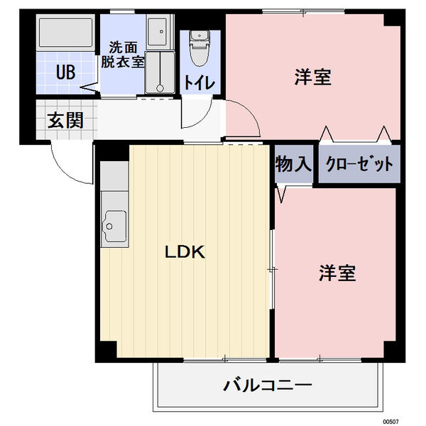 Residence COMFORT　Aの間取り|
