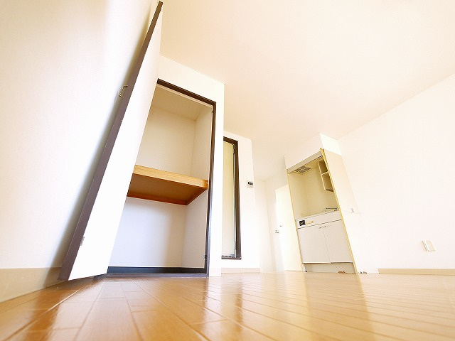 ヴィラパレスの収納|大きなものも収納できそうです