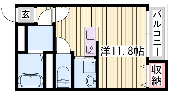 インタービレッジ塩町Ⅱの間取り