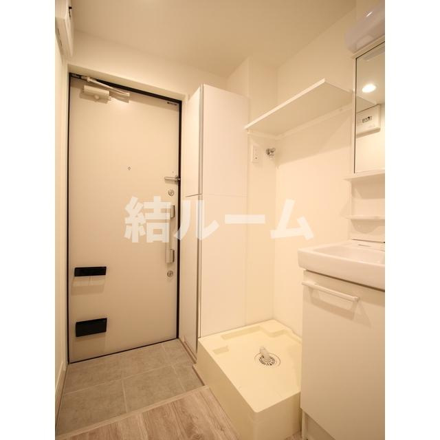 練馬区旭町３丁目のアパートの玄関