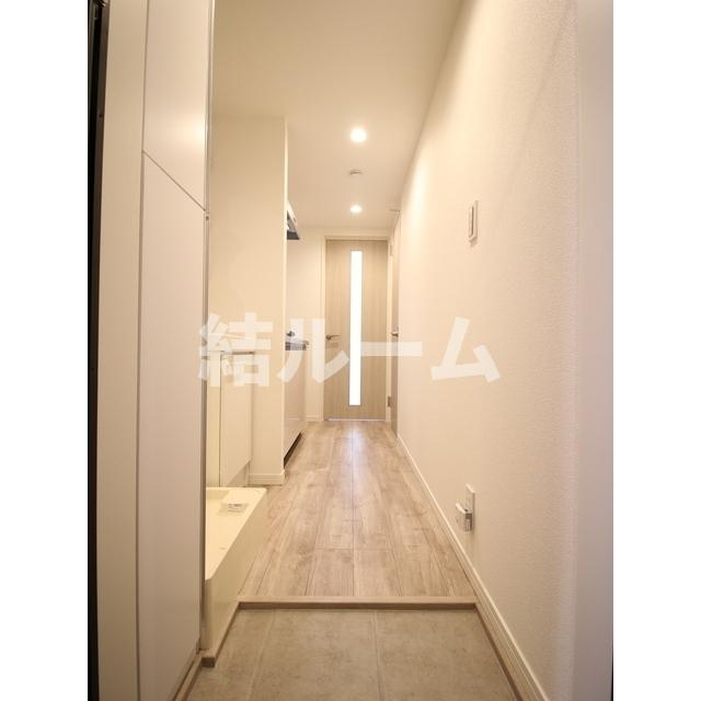 練馬区旭町３丁目のアパートの玄関