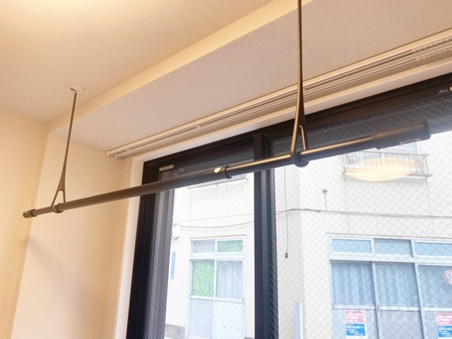 グローリオシェルト駒込の設備|室内物干しパイプ完備☆