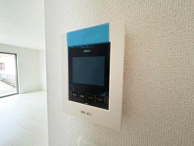 所沢市上新井　新築戸建ての防犯設備|モニター付きインターホンです♪