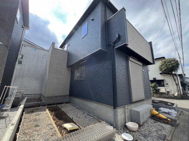 所沢市上新井　新築戸建ての外観|外観は落ち着いています